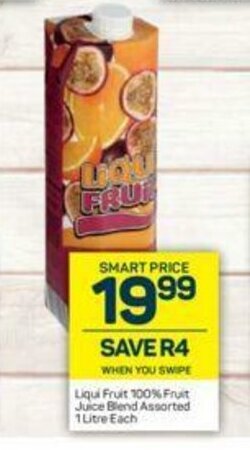 Pick n Pay Liqui Fruit 100% Fruit Juice Blend Assorted 1 Litre offer