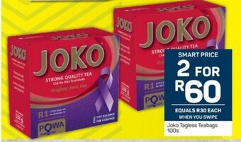 Pick n Pay Joko Tagless Teabags 100s offer