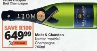 Checkers Moët & Chandon 750ml offer