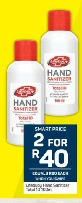 Lifebouy Hand Sanitizer Total 10 100ml