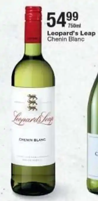 Checkers Leopard's Leap Chenin Blanc 750ml offer