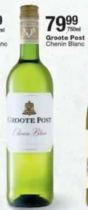 Groote Post Chenin Blanc 750ml