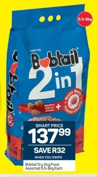 Bobtail Dry Dog Food Assorted 5.5-8kg each