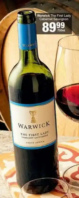 Checkers Warwick The First Lady Cabernet Sauvignon 750ml offer