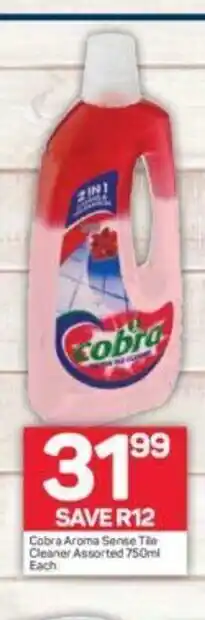 Pick n Pay Cobra Aroma Sense Tile Cleaner Assorted 750ml offer