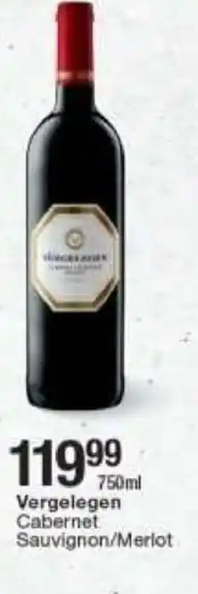 Checkers Verglegen Cabernet Sauvignon/ Merlot 750ml offer