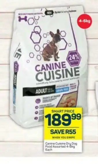 Pick n Pay Canine Cuisine Dry Dog Food Assorted 4-6kg offer