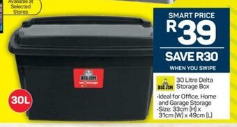 Pick n Pay Big Jim 30 Litre Delta Storage Box offer