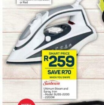 Pick n Pay Sunbeam - Ultimum Steam and Spray Iron offer