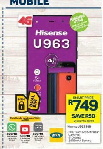 Pick n Pay Hisense - U963 8GB offer