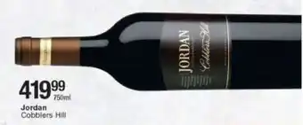 Checkers Jordan Cobblers Hill 750ml offer