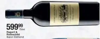 Checkers Rupert & Rothschild Baron Edmond 750ml offer