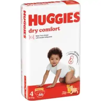 Shoprite Huggies dry comfort size 4 jumbo nappies 66 pack offer