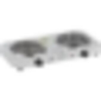 Shoprite Essentials white spiral double hotplate offer
