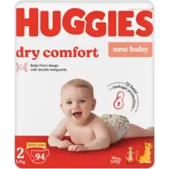 Shoprite Huggies dry comfort jumbo pack size 2 diapers 94 pack offer