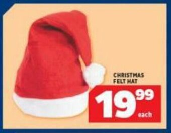Christmas Felt Hat