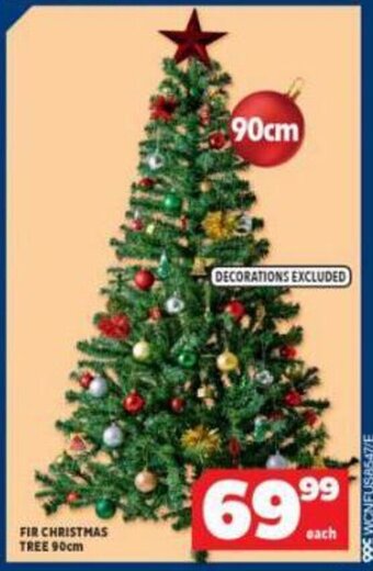 Usave FIR Christmas Tree 90cm offer