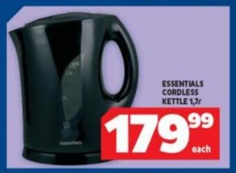 Usave Essentials Cordless Kettle 1,7L offer