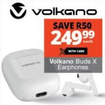Checkers Volkano Buds X Earphones offer