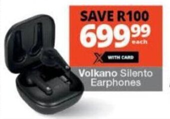 Checkers Volkano Silento Earphones offer