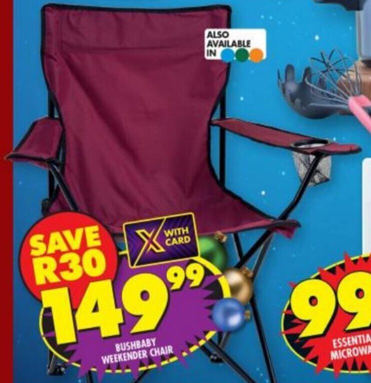 Bushbaby Weekender Chair offer at Shoprite