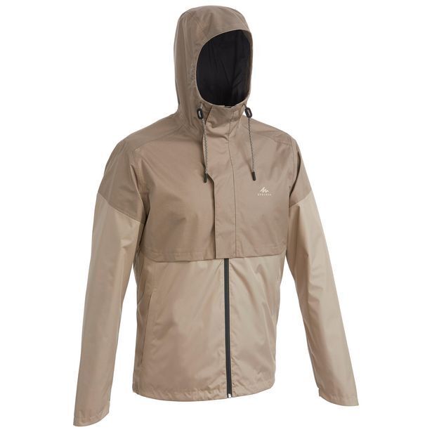 Men's walking waterproof jacket nh500 flap offer at Decathlon