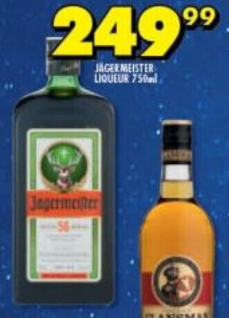 Shoprite Liquor Jägermeister Liqueur 750ml offer