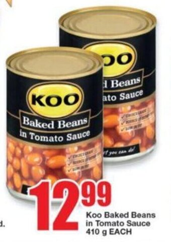 OK Foods Koo Baked Beans in Tomato Sauce 410g offer
