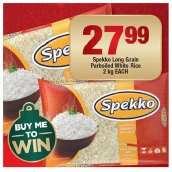 OK Foods Spekko Long Grain Parboiled White Rice 2kg offer