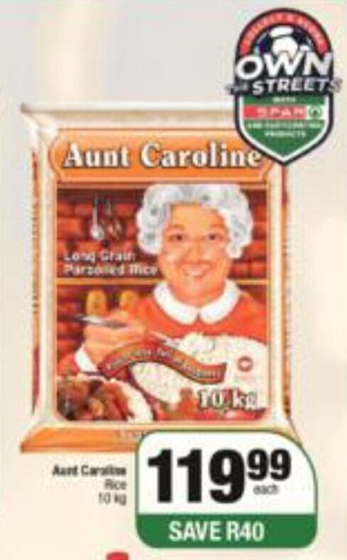 aunt-caroline-rice-10kg-offer-at-spar