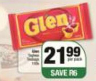 Spar Glen Tagless Teabags 100s offer