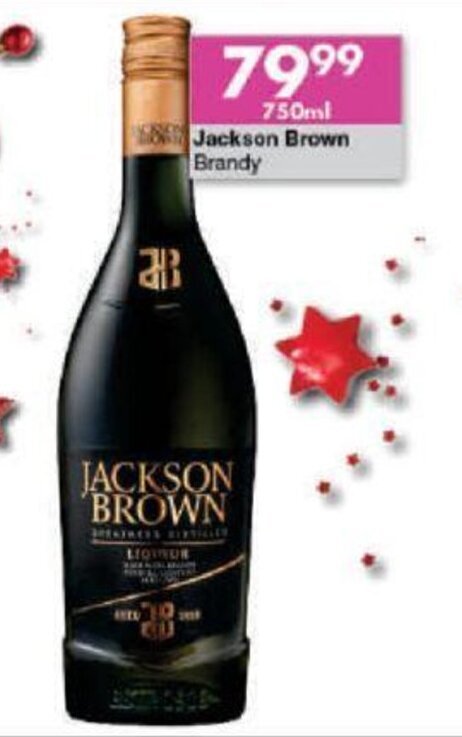 Jackson Brown Brandy 750ml offer at President Liquor