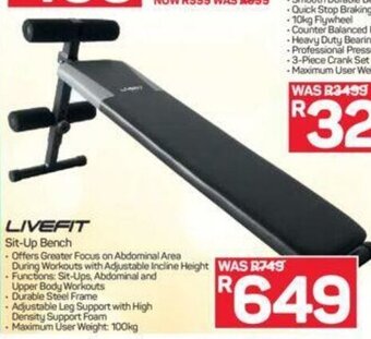Pick n Pay Hypermarket Livefit Sit-Up Bench offer