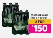Game Windhoek lager nrb-for 2 x 6 x 330ml offer