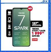Edgars Tecno spark 7 64gb 4g offer