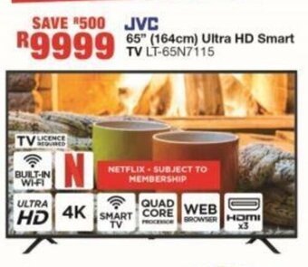 House & Home JVC 65" 164cm Ultra HD Smart TV offer