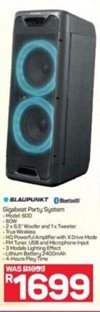 blaupunkt bluetooth speaker pick n pay