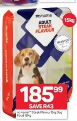 Pick n Pay Hypermarket No Name™ Steak Flavour Dry Dog Food 15kg offer