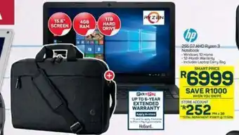 Pick n Pay Hypermarket Hp - 255 G7 AMD Ryzen 3 Notebook offer