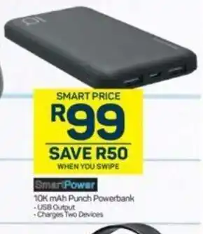 Pick n Pay Hypermarket SmartPower 10K mAh Punch Powerbank offer