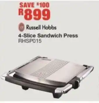 House & Home Russell Hobbs 4-Slice Sandwich Press RHSP015 offer
