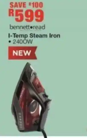 House & Home I-Temp Steam Iron 2400W offer