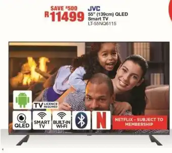 House & Home JVC 55" 139cm QLED Smart TV LT-55NQ6115 offer