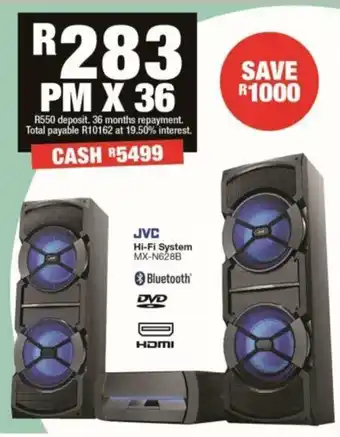 House & Home JVC Hi-Fi System MX-N628B offer