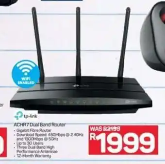 Pick n Pay Hypermarket Tp-Link Achr7 Dual Band Router offer