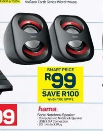 Pick n Pay Hypermarket Hama Sonic NOtebook Speaker offer