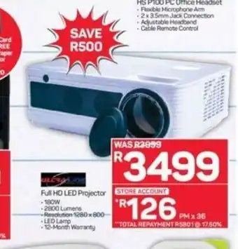 Pick n Pay Hypermarket Ultra Link - Full HD LED Projector offer