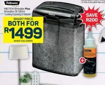 Fellowes M6/7cm Shredder Plus Shredder Oil 120ml