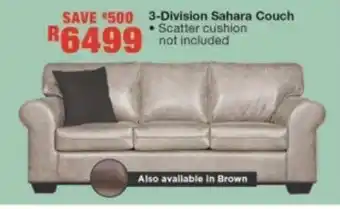 House & Home 3-Division Sahara Couch offer