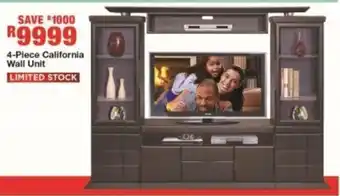4-Piece California Wall Unit